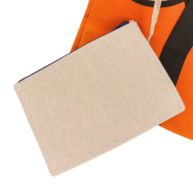 Hermes Sebas de Plage Tote Bag Beach Bag Torsade Marine Orange Brown Women's