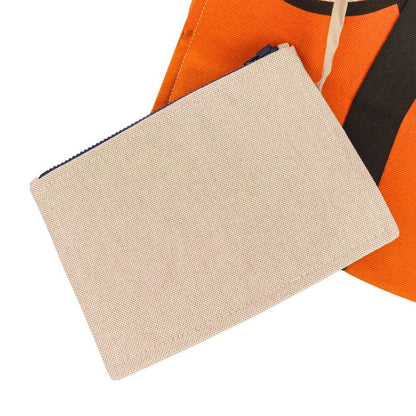 Hermes Sebas de Plage Tote Bag Beach Bag Torsade Marine Orange Brown Women's