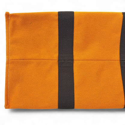 Hermes Sebas de Plage Tote Bag Beach Bag Torsade Marine Orange Brown Women's