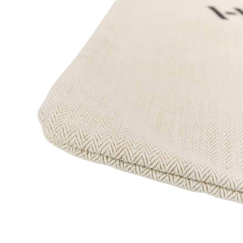 Hermes Aline MM Toile Chevron One Shoulder Bag Ivory Women Used