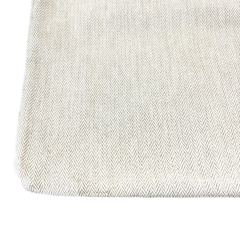 Hermes Aline MM Toile Chevron One Shoulder Bag Ivory Women Used