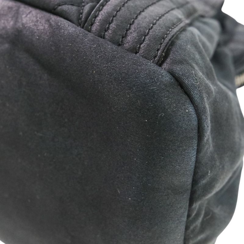 Chanel Coco Mark Matelasse Tote Bag Black Ladies Used