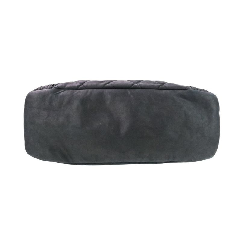 Chanel Coco Mark Matelasse Tote Bag Black Ladies Used