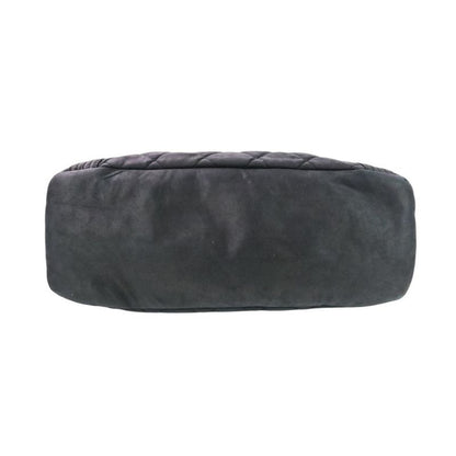 Chanel Coco Mark Matelasse Tote Bag Black Ladies Used