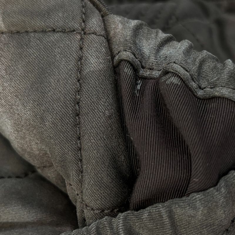 Chanel Coco Mark Matelasse Tote Bag Black Ladies Used