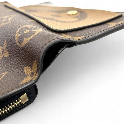 Louis Vuitton Monogram Giant Reverse Portefeuille Juliette Wallet M69432 Brown