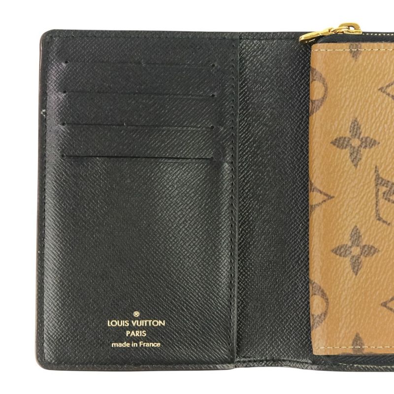 Louis Vuitton Monogram Giant Reverse Portefeuille Juliette Wallet M69432 Brown