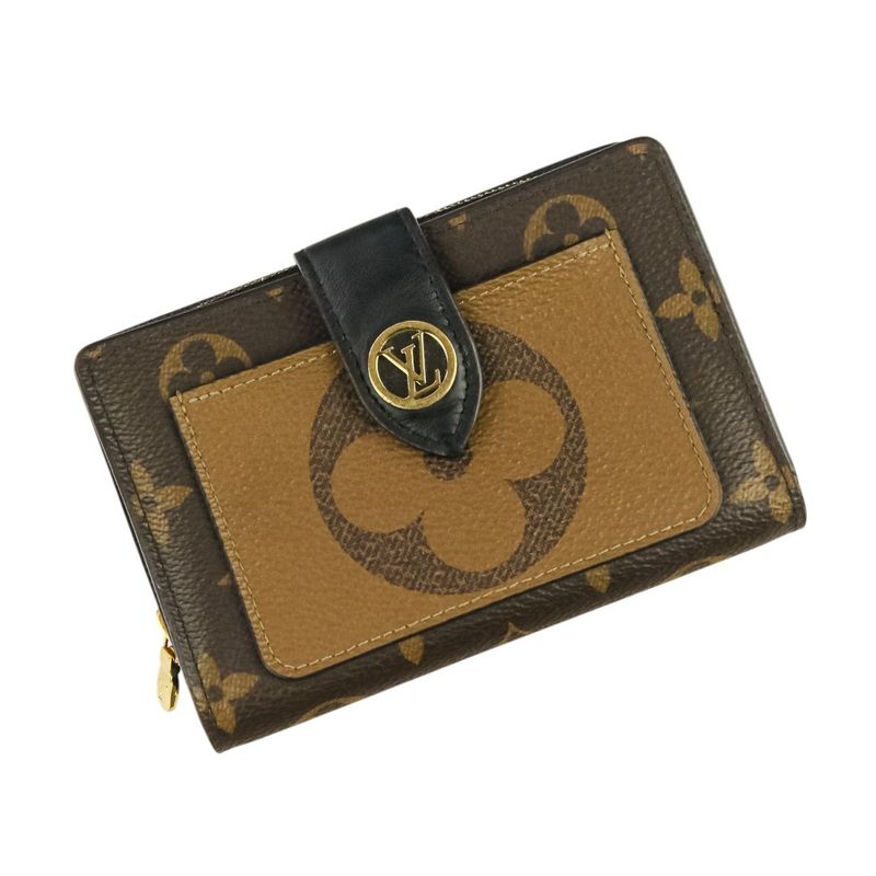 Louis Vuitton Monogram Giant Reverse Portefeuille Juliette Wallet M69432 Brown