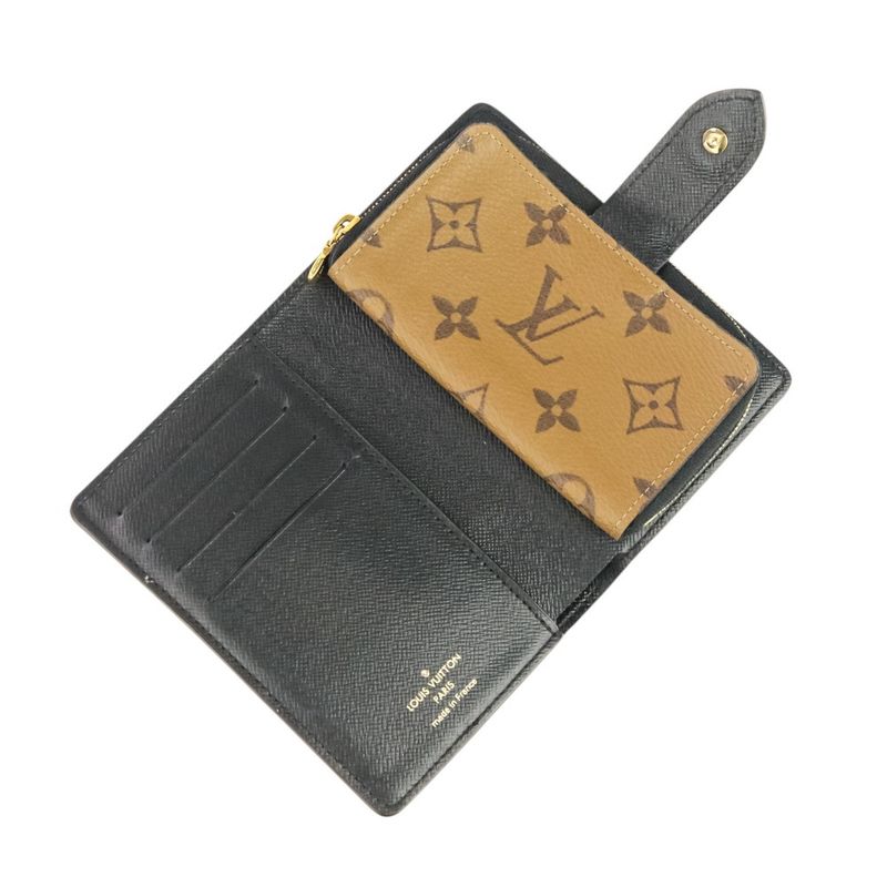 Louis Vuitton Monogram Giant Reverse Portefeuille Juliette Wallet M69432 Brown