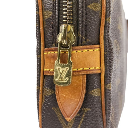 Good Louis Vuitton Monogram Pochette Marly Bandouliere M51828 Brown Ladies Used