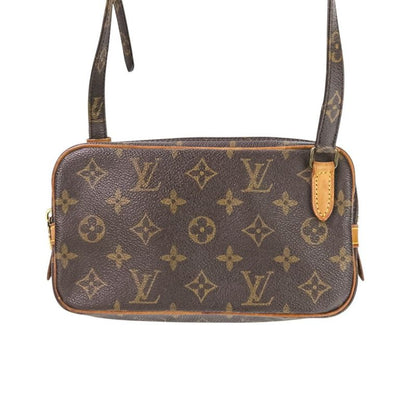 Good Louis Vuitton Monogram Pochette Marly Bandouliere M51828 Brown Ladies Used