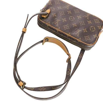 Good Louis Vuitton Monogram Pochette Marly Bandouliere M51828 Brown Ladies Used