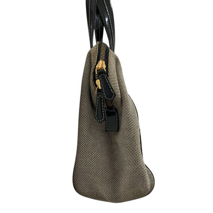 Good Fendi Chameleon Patent Leather Handbag 8bl114-B94 Black Ladies Used