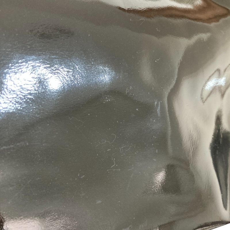 Good Fendi Chameleon Patent Leather Handbag 8bl114-B94 Black Ladies Used