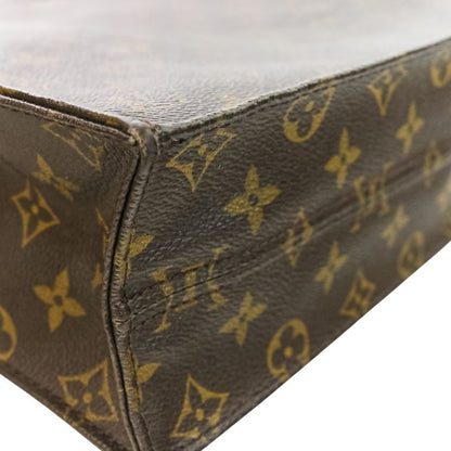 Good Louis Vuitton Monogram Sac Plastic Handbag Tote Bag M51140 Brown Men