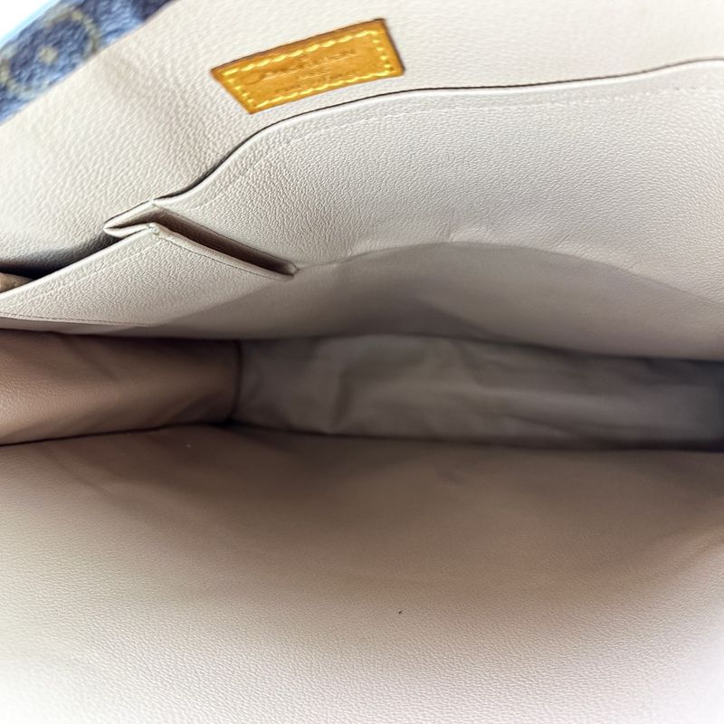 Good Louis Vuitton Monogram Sac Plastic Handbag Tote Bag M51140 Brown Men