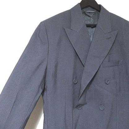 23aw Dior Homme Dior Homme Silk Blend Double Breasted Long Chester Coat