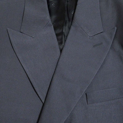 23aw Dior Homme Dior Homme Silk Blend Double Breasted Long Chester Coat