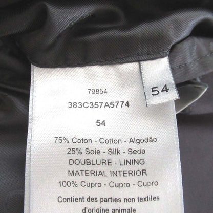 23aw Dior Homme Dior Homme Silk Blend Double Breasted Long Chester Coat