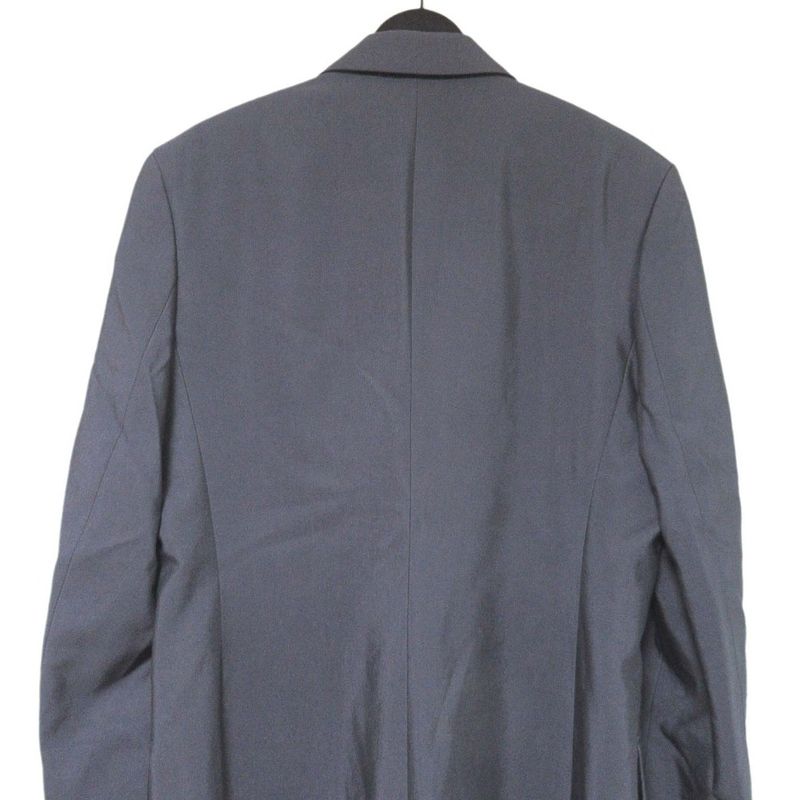 23aw Dior Homme Dior Homme Silk Blend Double Breasted Long Chester Coat