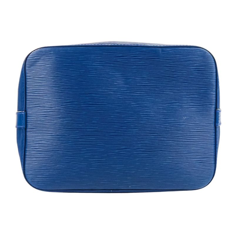 Good Louis Vuitton Epi Noe Draw String One Shoulder Bag M44005 Blue Ladies Used