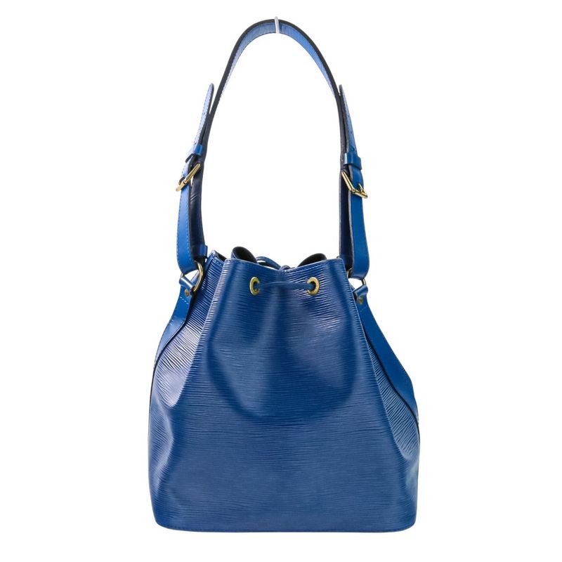 Good Louis Vuitton Epi Noe Draw String One Shoulder Bag M44005 Blue Ladies Used