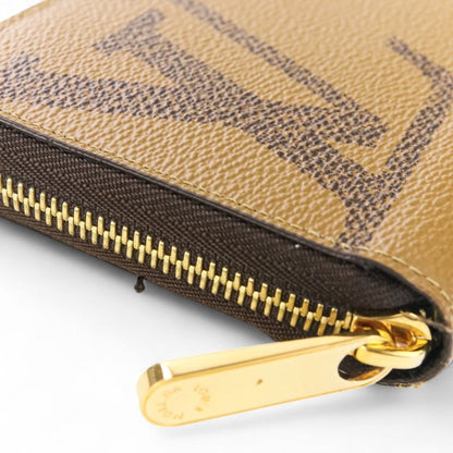 Louis Vuitton Monogram Giant Reverse Zippy Wallet Long Wallet M69353 Brown Men