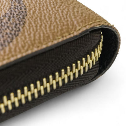Louis Vuitton Monogram Giant Reverse Zippy Wallet Long Wallet M69353 Brown Men