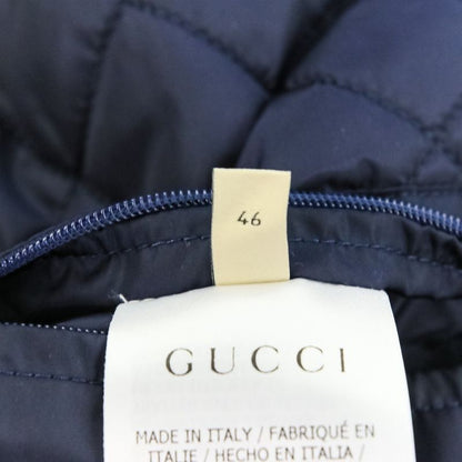Good 24ss Gucci GG Canvas Nylon Lined Quilted Zip Jacket Blouson 770762 Size 46