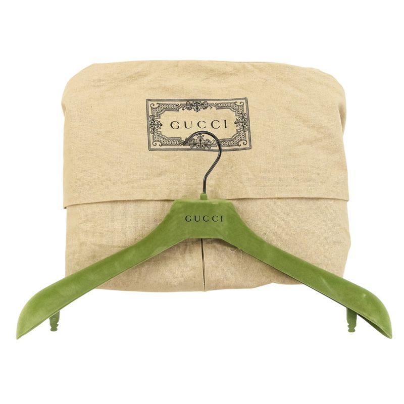 Good 24ss Gucci GG Canvas Nylon Lined Quilted Zip Jacket Blouson 770762 Size 46