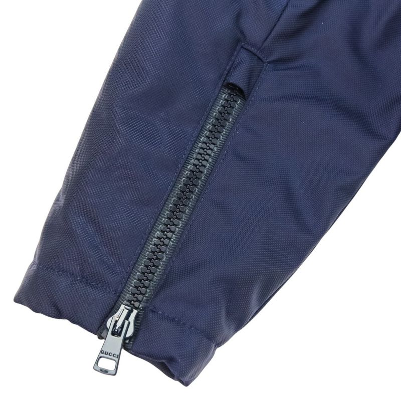 Good 24ss Gucci GG Canvas Nylon Lined Quilted Zip Jacket Blouson 770762 Size 46