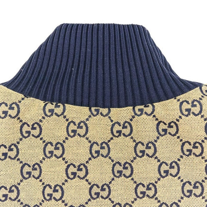 Good 24ss Gucci GG Canvas Nylon Lined Quilted Zip Jacket Blouson 770762 Size 46