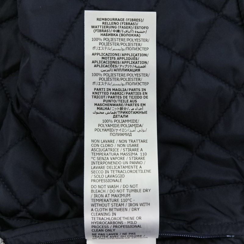 Good 24ss Gucci GG Canvas Nylon Lined Quilted Zip Jacket Blouson 770762 Size 46