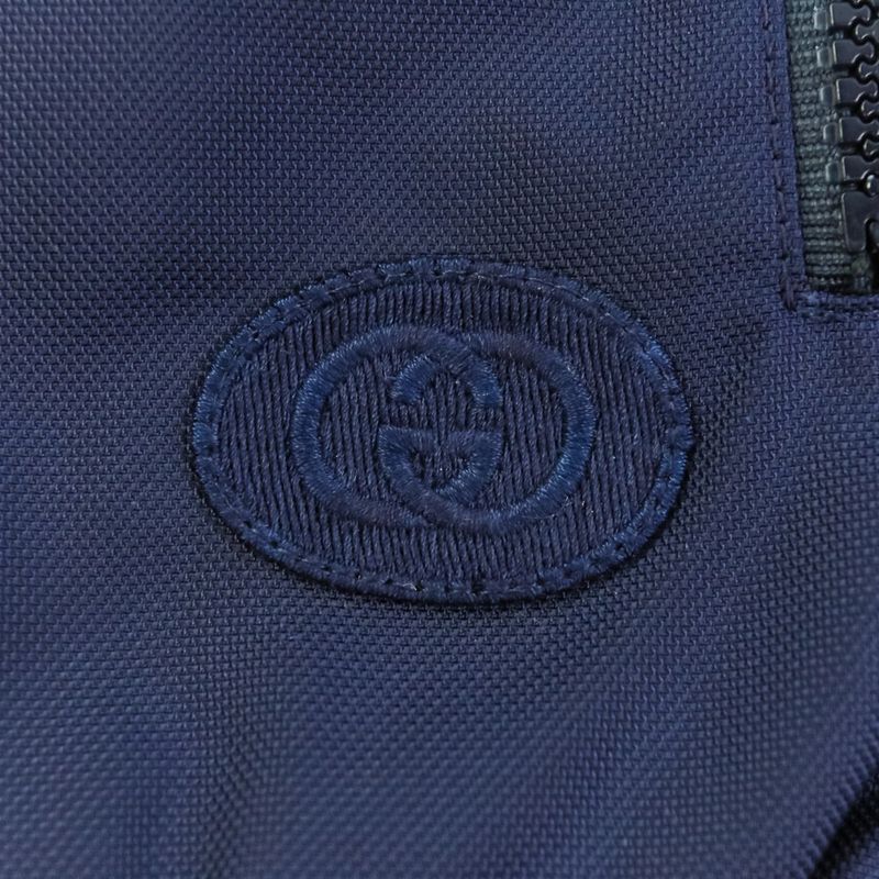 Good 24ss Gucci GG Canvas Nylon Lined Quilted Zip Jacket Blouson 770762 Size 46