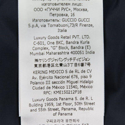 Good 24ss Gucci GG Canvas Nylon Lined Quilted Zip Jacket Blouson 770762 Size 46