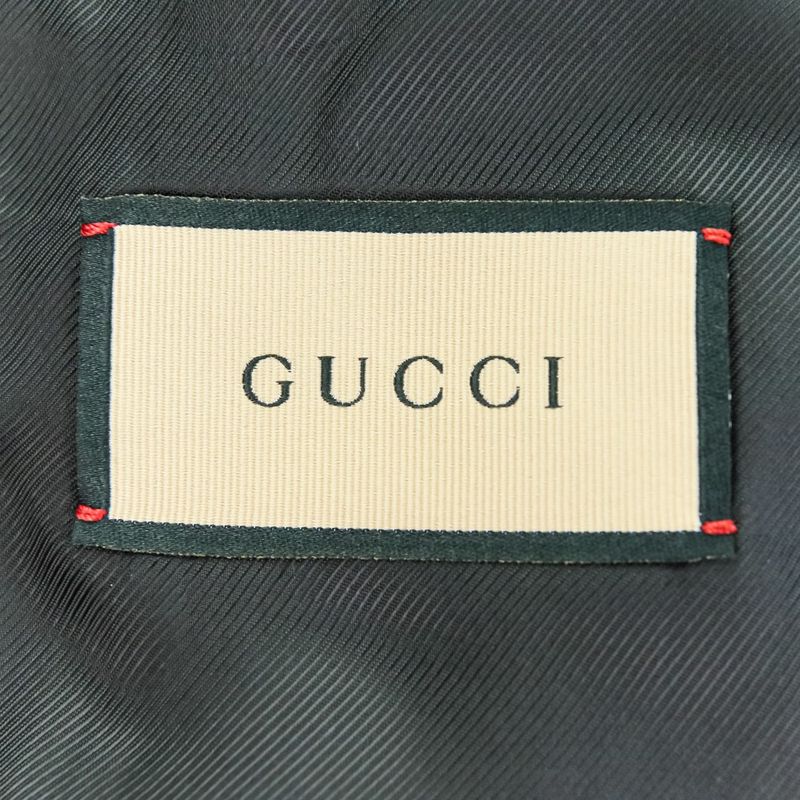 24ss Gucci GG Wool Flannel Tailored Jacket 770366 Size 46 Gray Men's Used