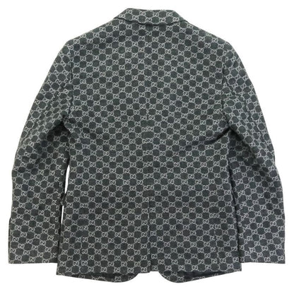 24ss Gucci GG Wool Flannel Tailored Jacket 770366 Size 46 Gray Men's Used