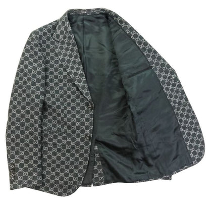 24ss Gucci GG Wool Flannel Tailored Jacket 770366 Size 46 Gray Men's Used