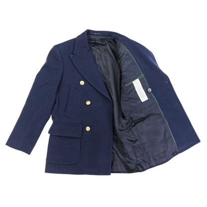 Gucci Wool Pea Coat 715703 Size 44 Navy Men's Used