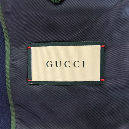 Gucci Wool Pea Coat 715703 Size 44 Navy Men's Used