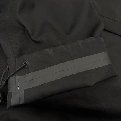 24aw Gucci Nylon Hooded Jacket with Embroidery 46 Black Mens Used