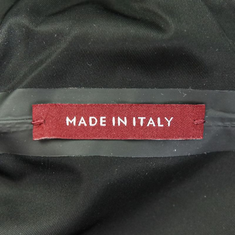 24aw Gucci Nylon Hooded Jacket with Embroidery 46 Black Mens Used