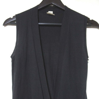 Good Hermes Gaultier Period Apivert Long Knit Gilet Vest Size 34 Charcoal Gray