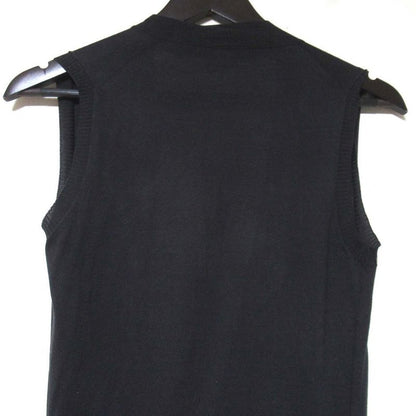 Good Hermes Gaultier Period Apivert Long Knit Gilet Vest Size 34 Charcoal Gray