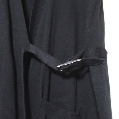 Good Hermes Gaultier Period Apivert Long Knit Gilet Vest Size 34 Charcoal Gray