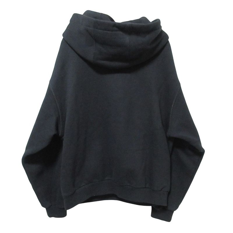 24ss Gucci Interlocking G Pullover Hoodie Cotton Hoodie 770839 Size S Black