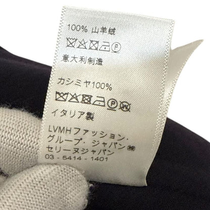 Celine 100% Pure Cashmere Open Front Belted Coat 2m6816700 Size 34 Navy Women