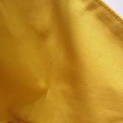 Hermes Panied Plage PM Tote Bag with Pouch Yellow White Ladies Used