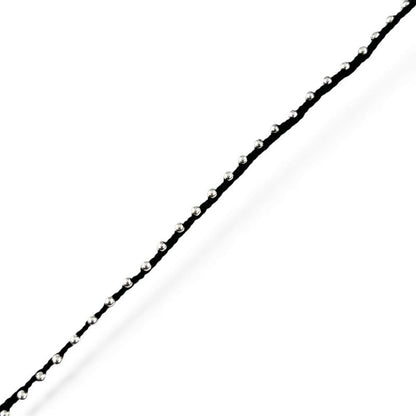 Gucci Horsebit 925 Silver Black Unisex 8.0g Necklace