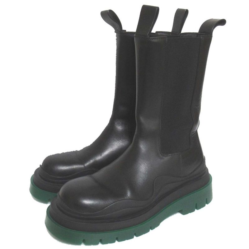 Bottega Veneta Tire Rag Boots Side Gore Chelsea Boots 39 Size 26cm (10.24in)